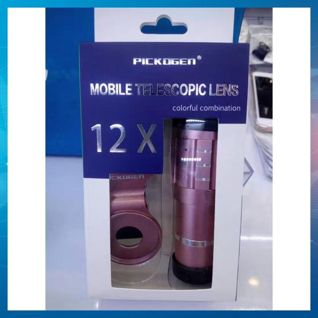 Jual Lensa Pickogen Tele Zoom 12X + Clip Jepit, Kualitas No.1 | Shopee ...