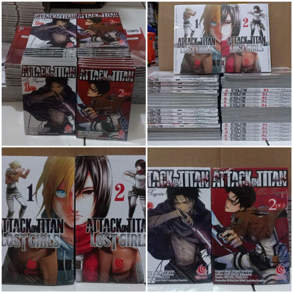 Jual RBS^ KOMIK SET: ATTACK ON TITAN LOST GIRLS & NO REGRETS | Shopee ...
