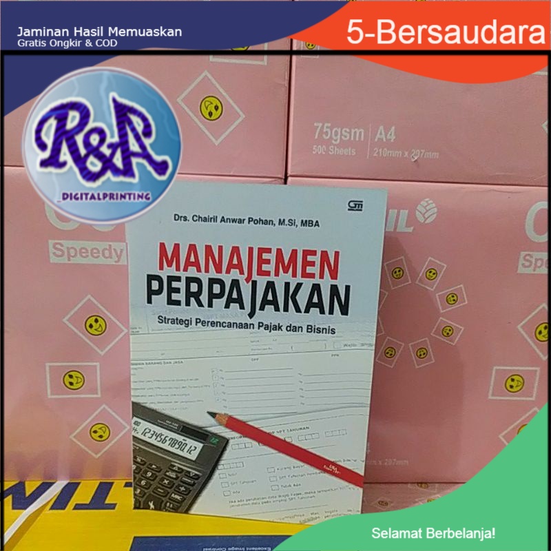 Jual MANAJEMEN PERPAJAKAN Strategi Perencanaan Pajak Dan Bisnis By ...