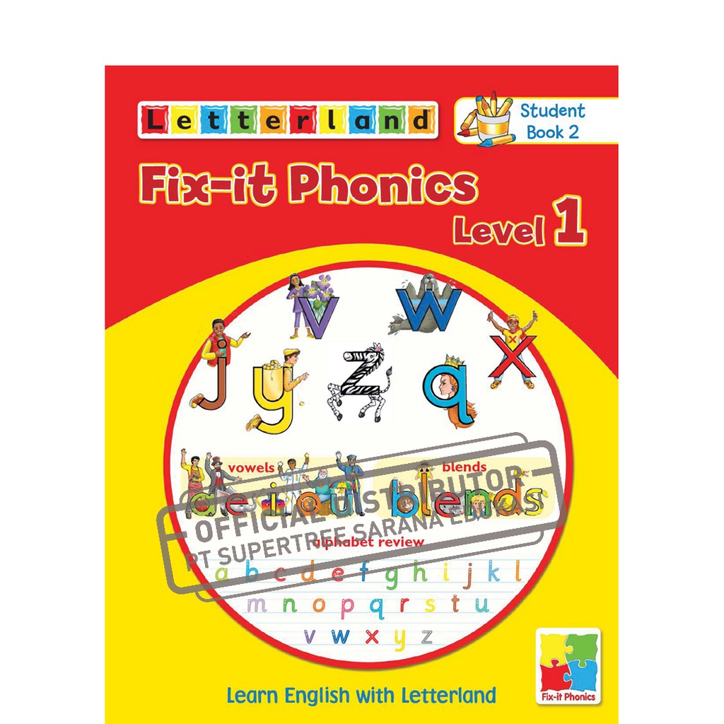 Jual Buku Bahasa Inggris TK/Letterland Fix It Phonics Lvl 1 Student ...