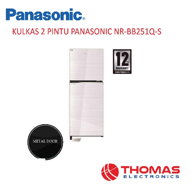 Jual Kulkas Pintu Panasonic Nr Bb Q S Garansi Resmi Shopee Indonesia