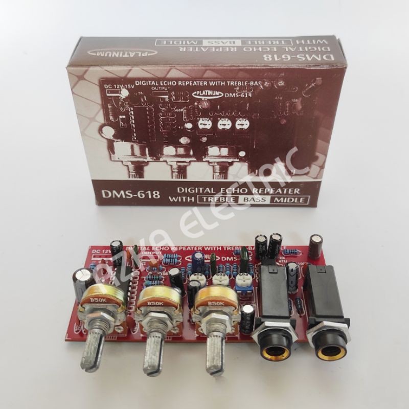 Jual Kit Digital Echo Repeater Delay Plus Tone Control DMS 618 | Shopee ...