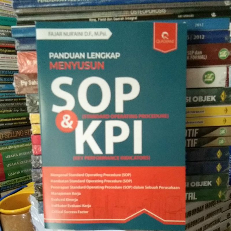 Jual PANDUAN LENGKAP MENYUSUN SOP DAN KPI | Shopee Indonesia