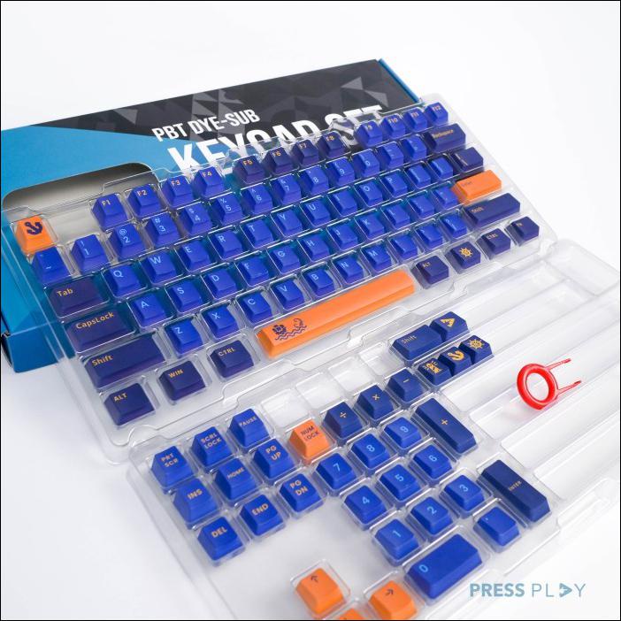 Jual KRAKEN PBT DYE SUB KEYCAPS FULL SIZE BY PRESS PLAY - KEYCAPS ONLY ...