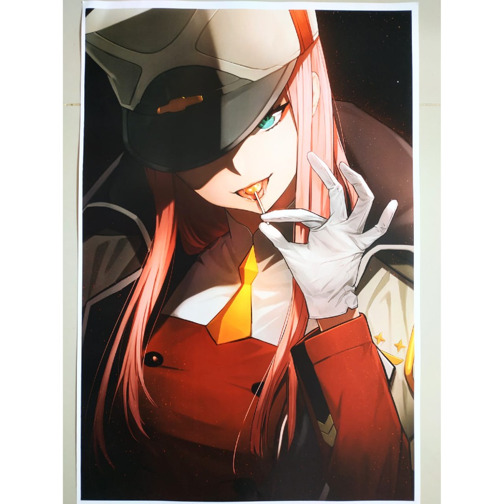 Jual Poster Anime Darling in the FranXX 4 Zero Two | Shopee Indonesia