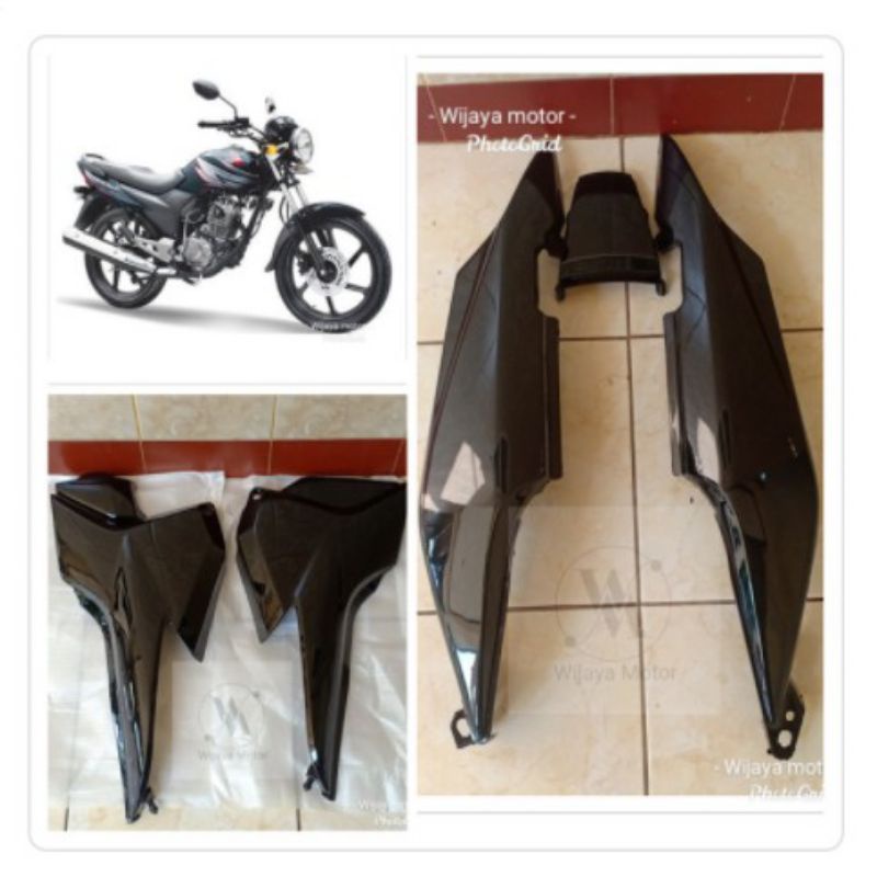 Jual cover body belakang + bok aki megapro primus - cover aki Megapro