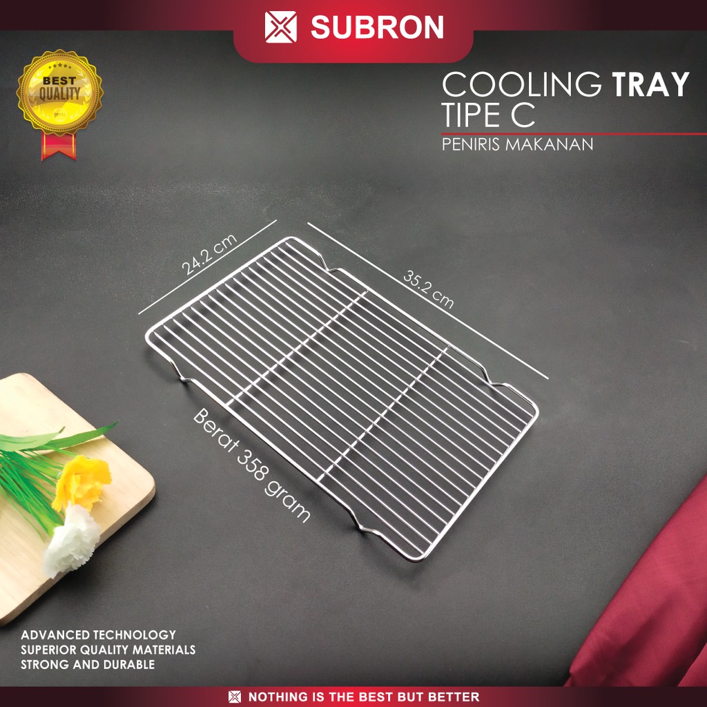 Jual SUBRON Peniris Makanan Multifungsi Cooling Tray Saringan Tatakan ...