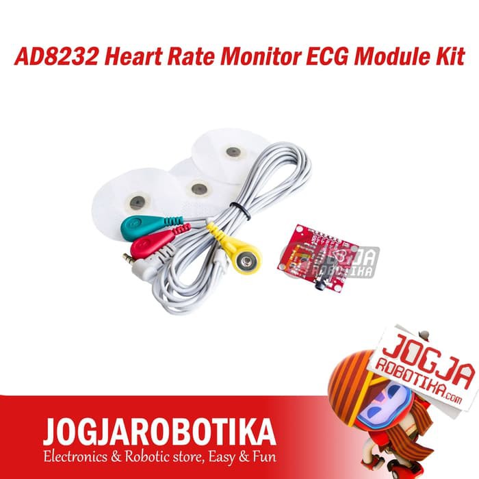 Jual AD8232 HEART RATE MONITOR IV G-37 ECG MODULE KIT | Shopee Indonesia