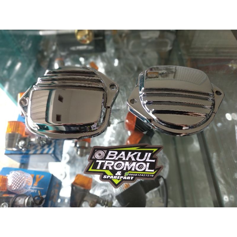 Jual Tutup Noken As Tutup Timing Cb Gl Megapro Tiger Original Chrome Krom Shopee Indonesia