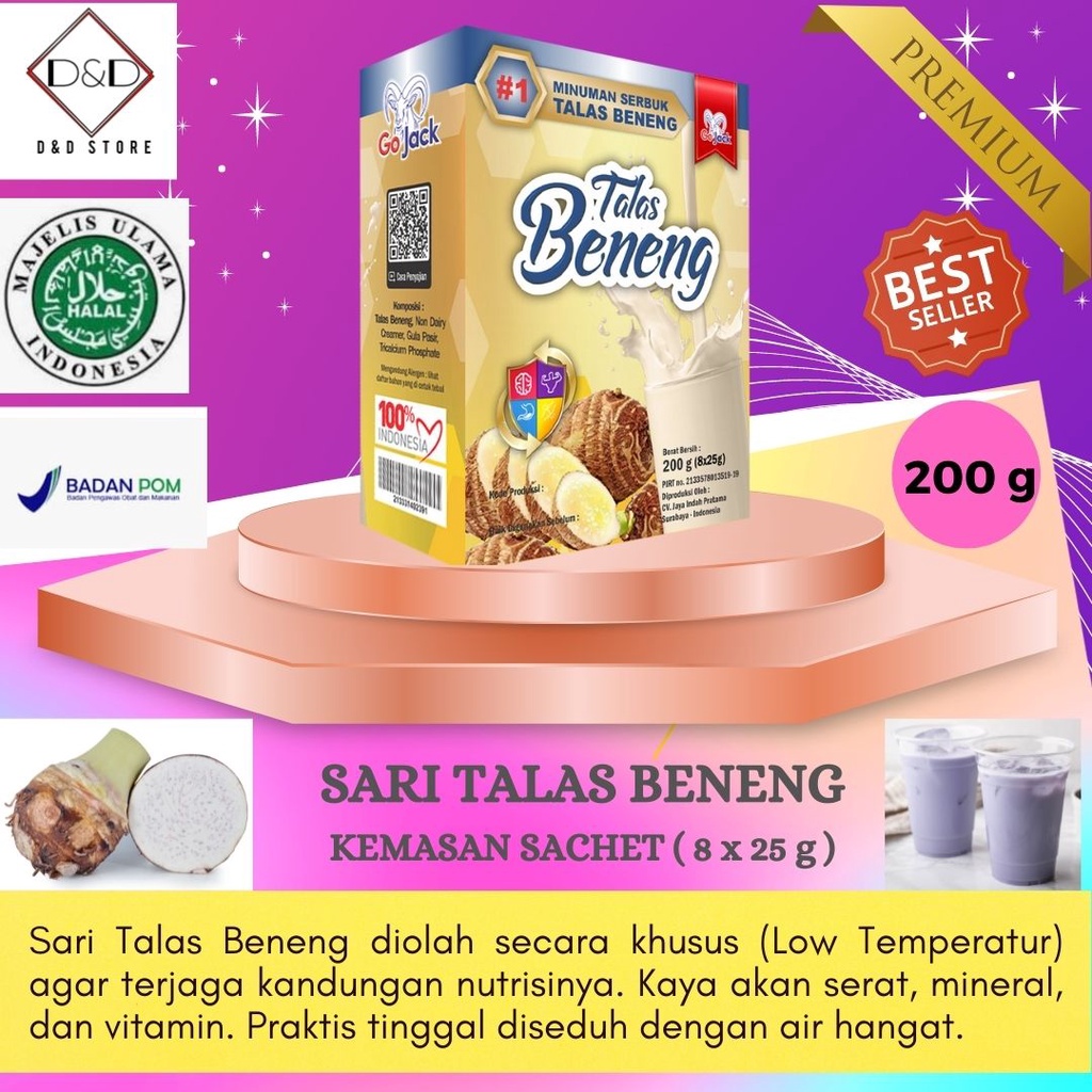 Jual Talas Beneng Minuman Serbuk Sari Talas Beneng Talas Kuning Instant ...