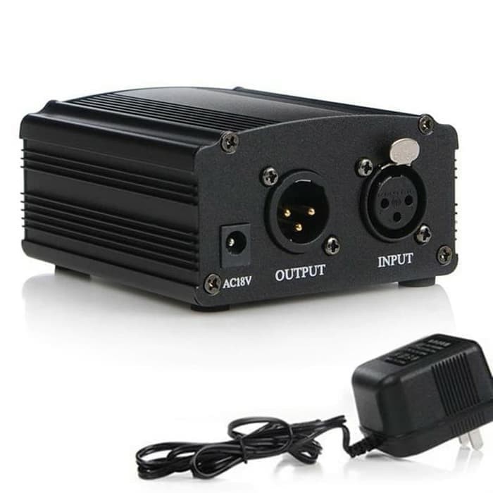 Jual Phantom Power 48V for Condenser Microphone Phantom Power Shopee