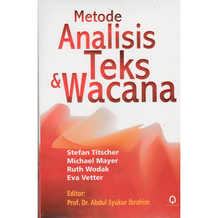 Jual Buku Metode Analisis Teks Dan Wacana | Shopee Indonesia