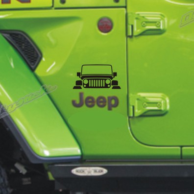 Jual Cutting Sticker SLUET JEEP RUBICON Stiker Mobil Stiker Jeep ...