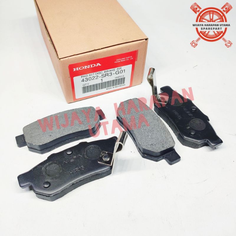 Jual Brake Pad Kampas Rem Belakang Honda Jazz City Freed Mobilio Ferio