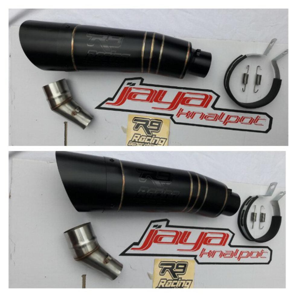 Jual New Knalpot Model Baru R9 H2 Blavk Doff Slip On Kawasaki Ninja Fi ...