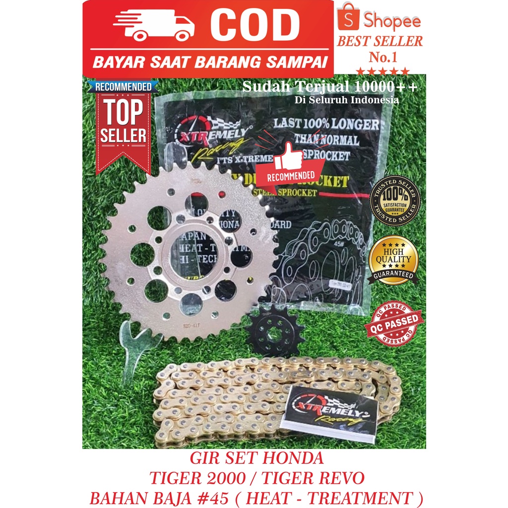 Jual GIR GEAR SET MOTOR HONDA TIGER / TIGER REVO 520H Shopee Indonesia