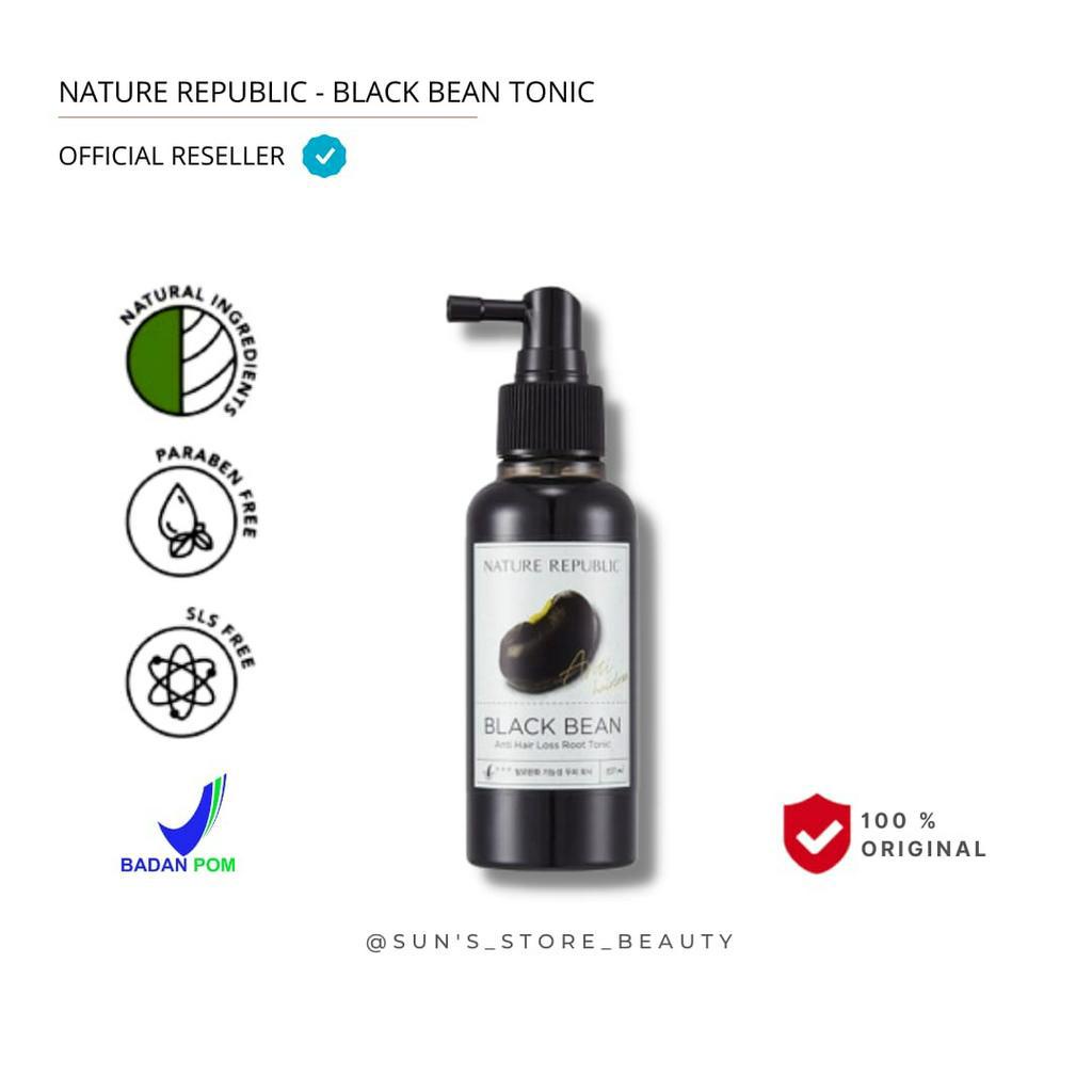 Jual Nature Republic Black Bean Anti Hair Loss Root Tonic 120 ml Shopee Indonesia