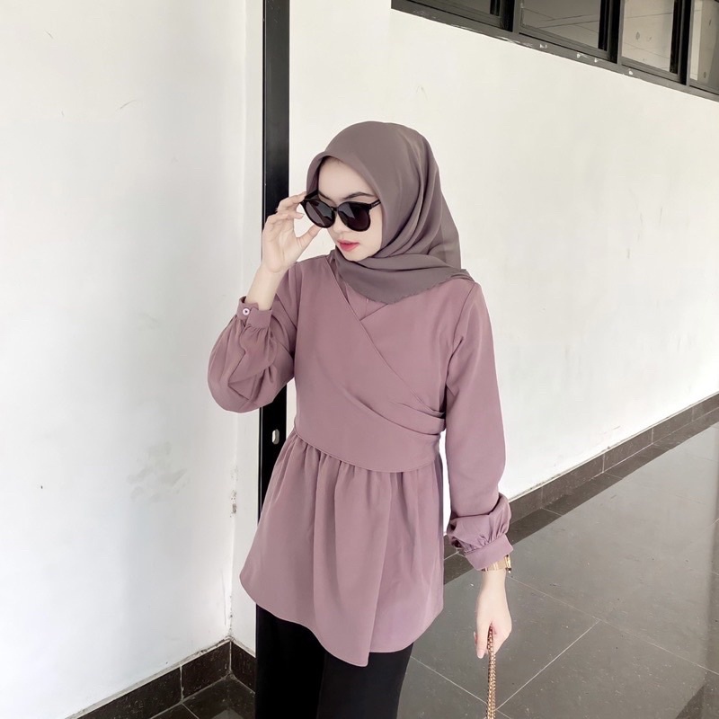 Jual Nara Blouse Crinkle Airflow Shopee Indonesia