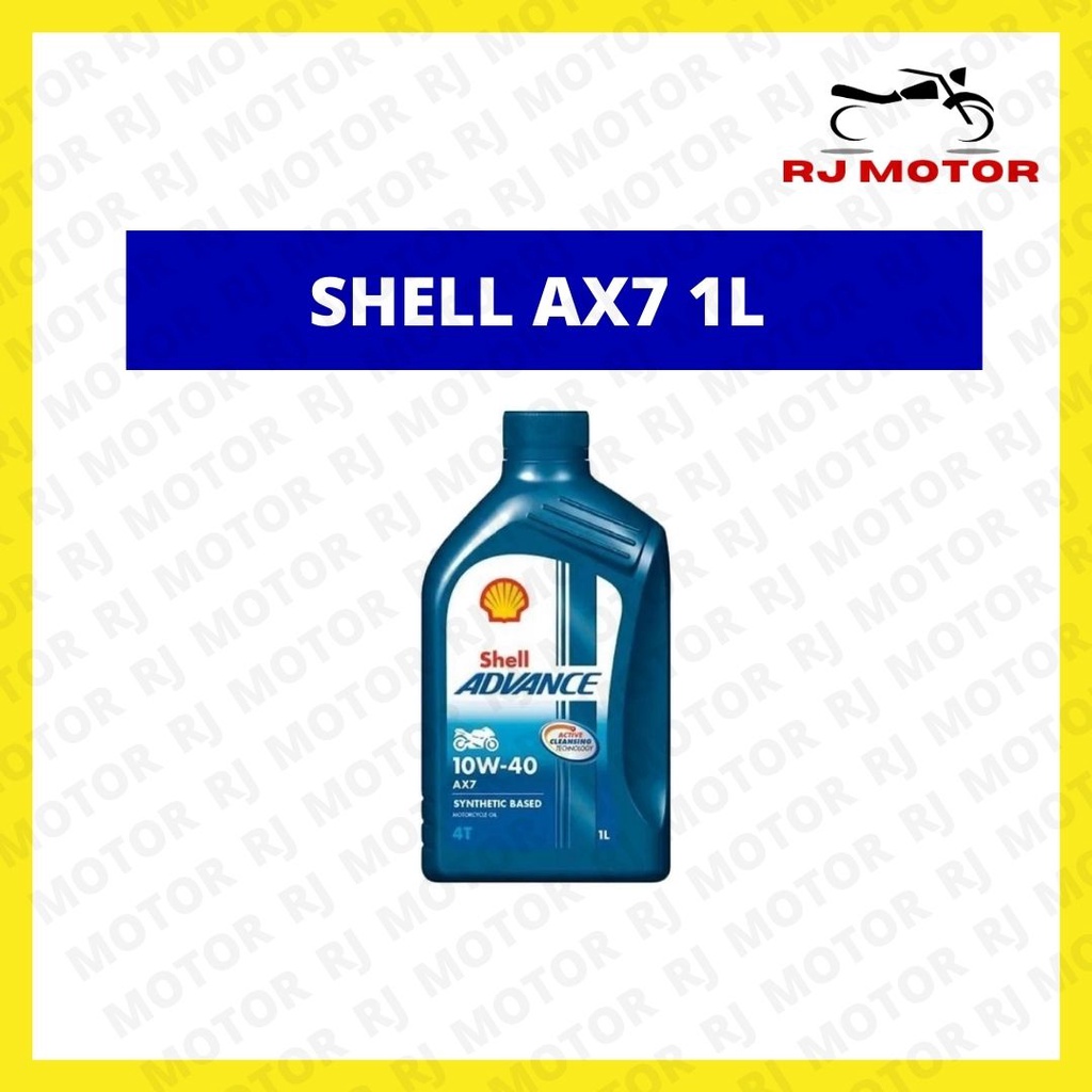 Jual OLI SHELL AX7 ADVANCE 10W 40 1 LITER OLI MOTOR ASLI | Shopee Indonesia