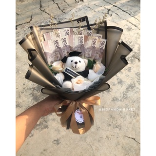 Jual DIY KIT Buket Uang DIY Money Bouquet Thevividiary - Hitam, 10 lbr -  Kota Bandung - The Vividiary