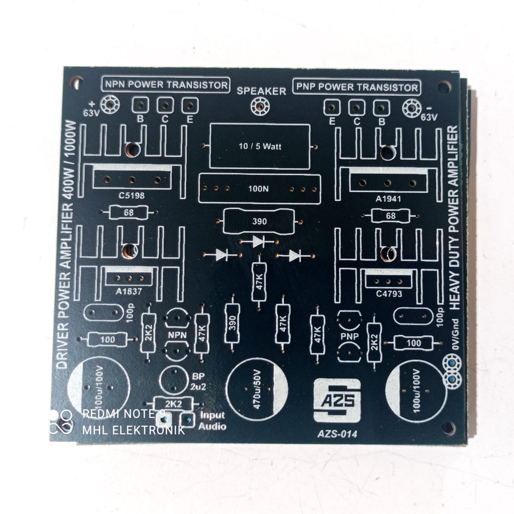 Jual PCB Driver Power 400W - 1000W 2 Stage 2 Tingkat Simetris | Shopee