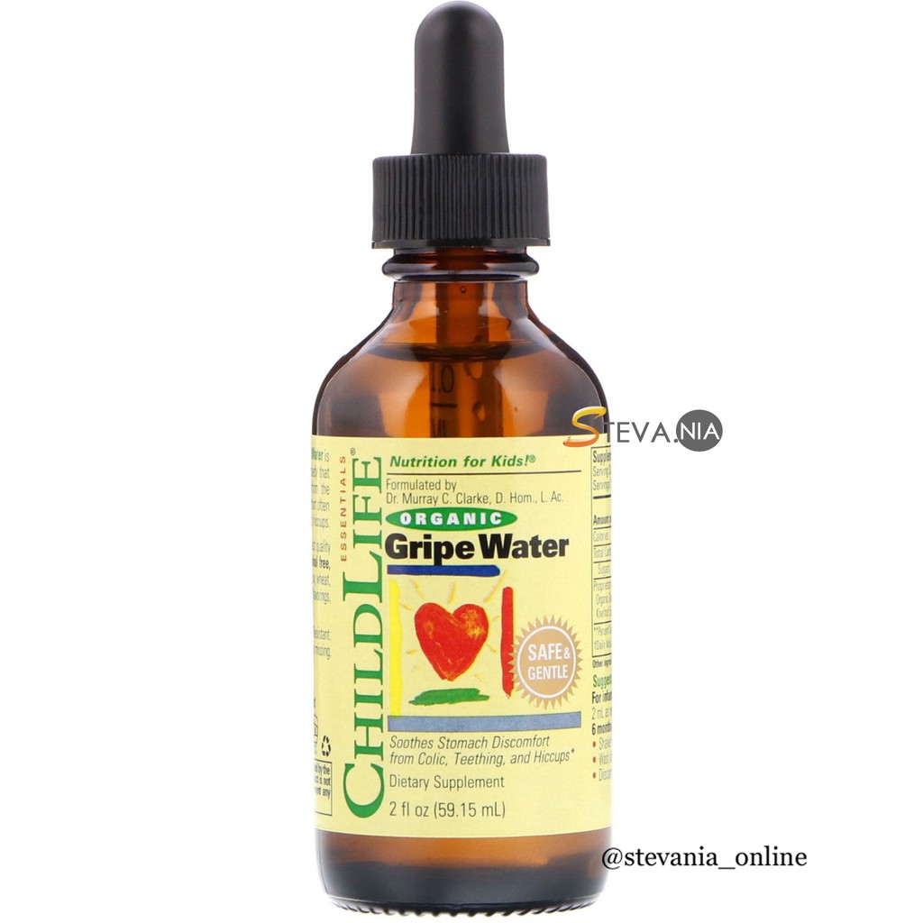 Jual Child Life Organic Gripe Water 2 fl oz (59.15 ml) Original