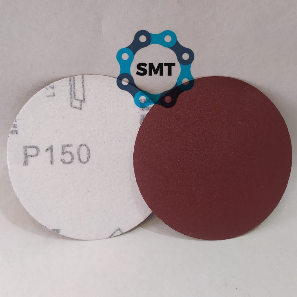 Jual Amplas Bulat Hamplas Tempel 4 inch Grit 150 | Shopee Indonesia