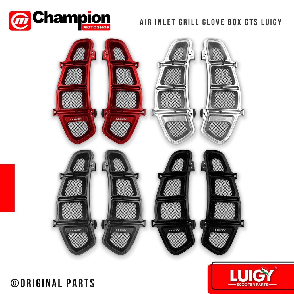 Jual Air Inlet Gts Grill Vespa Glove Box Luigy | Shopee Indonesia