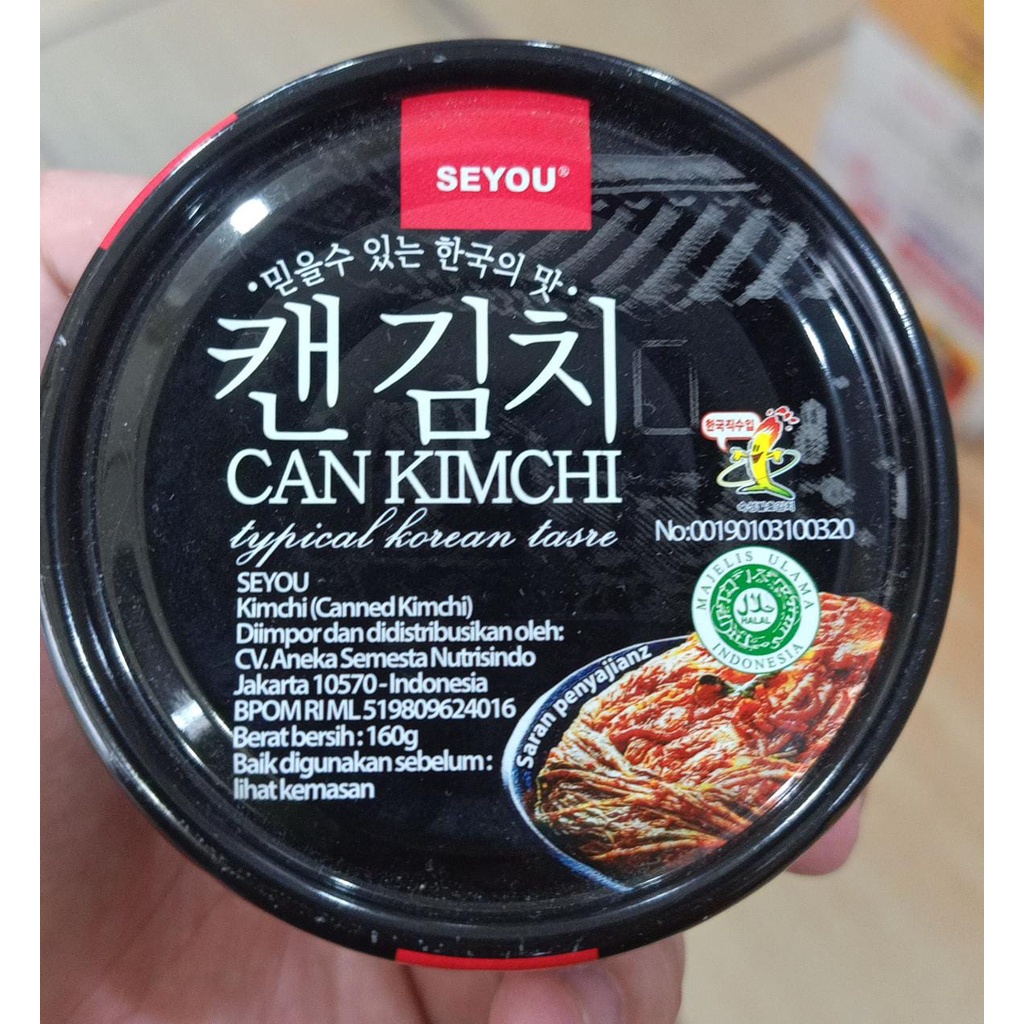 Jual 120GRAM SEYOU CAN KIMCHI/SAYURAN KIMCHI KOREA DALAM KALENG