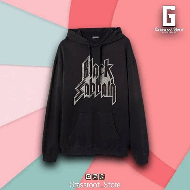 Black sabbath hoodie h&m hotsell