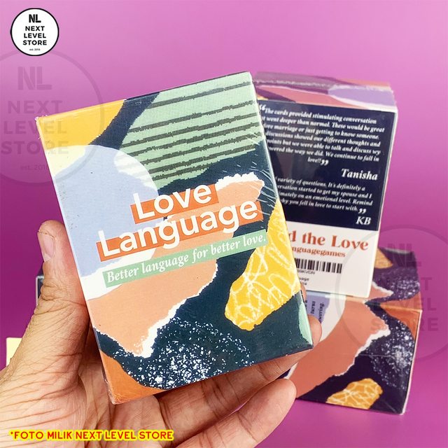 Jual Love Language Card Couple Kartu Game 150 Conversation Question ...