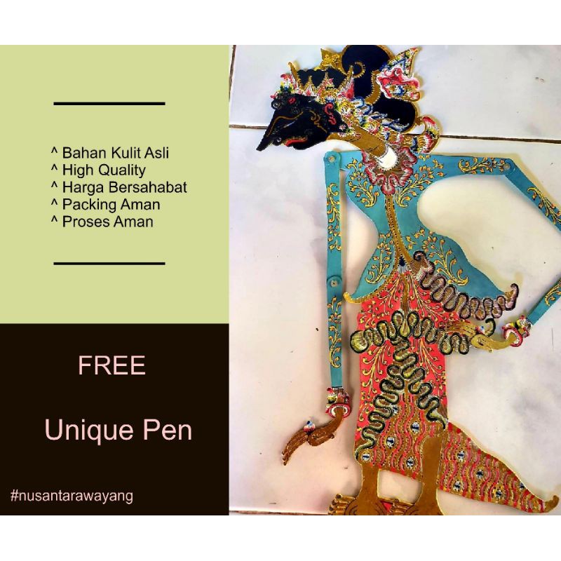 Jual Wayang Kulit Kerbau Dewi Kunti Alusan Shopee Indonesia