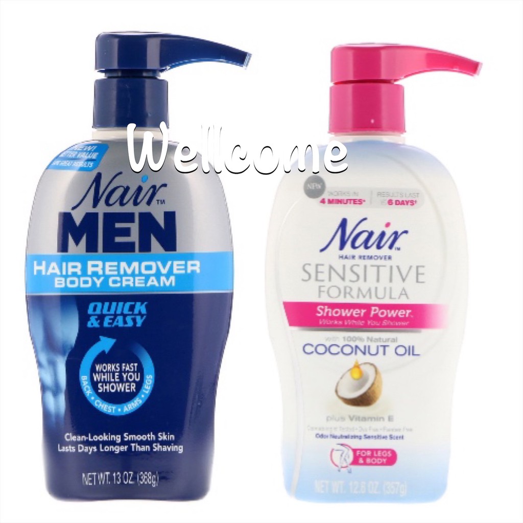 Jual NAIR SHOWER POWER HAIR REMOVER CREAM / NAIR HAIR REMOVER CREAM FOR MEN  | Shopee Indonesia