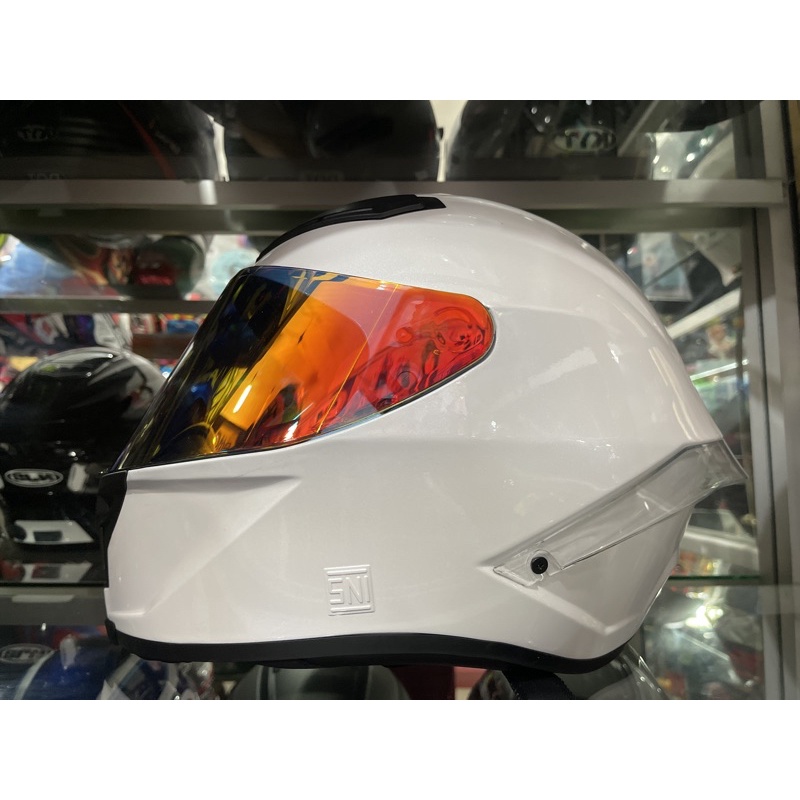 Jual Helm scott rx 8 solid white | Shopee Indonesia
