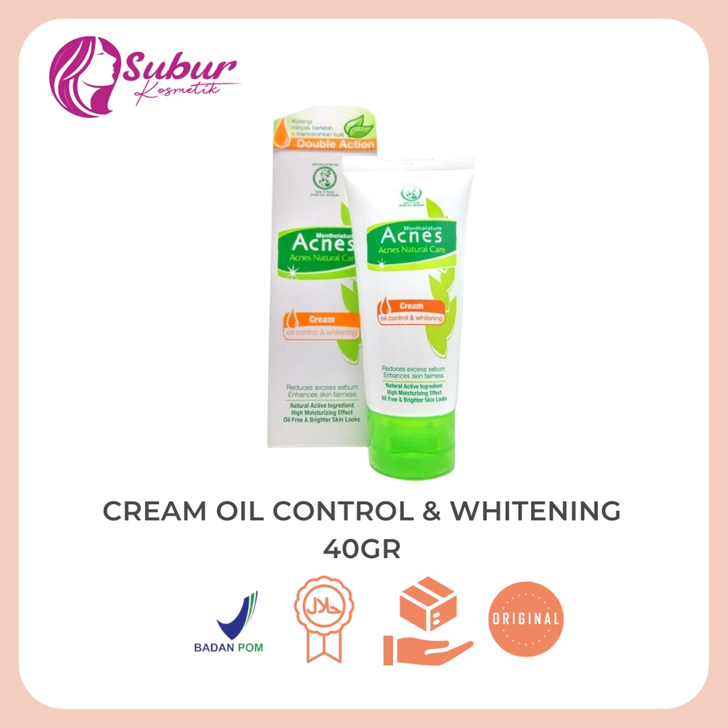 Jual Acnes Cream Oil Control & Whitening 40Gr Shopee Indonesia