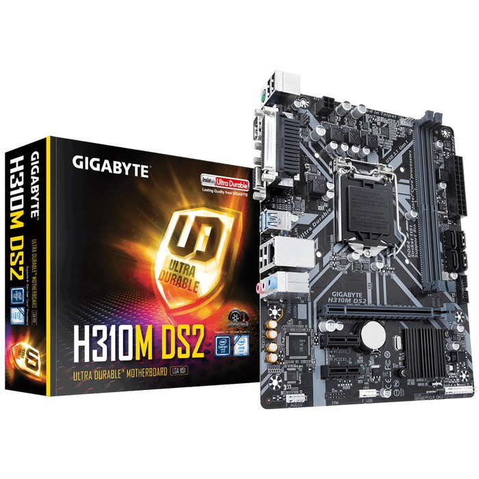 Gigabyte Motherboard Intel Coffeelake GA-H310M-DS2 LGA 1151 LGA1151  h310mds2 ddr4