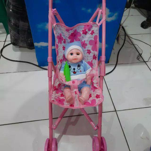 Jual Mainan Dorongan Boneka Nangis Bayi Dorongan LEBIH TINGGI 60CM