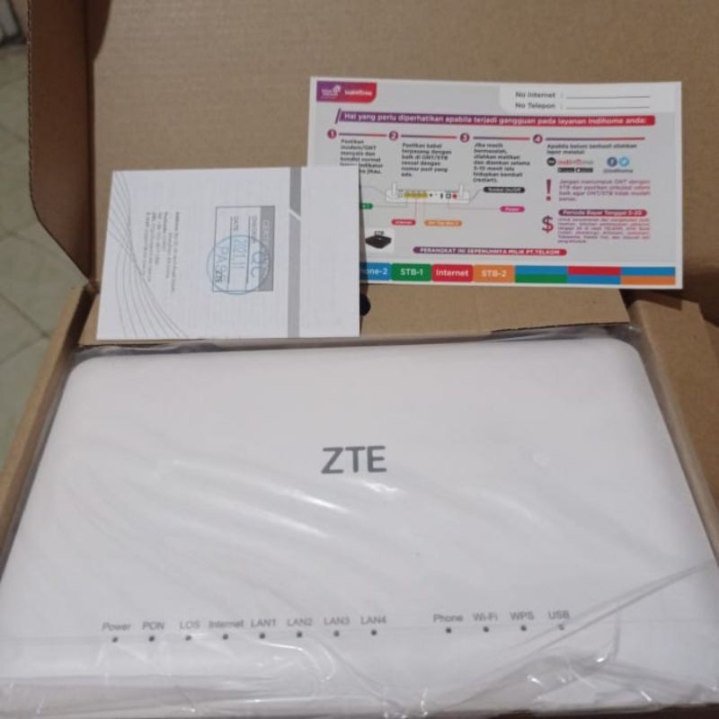 Jual MODEM ZTE F670L ZTE F670L SECOND Shopee Indonesia