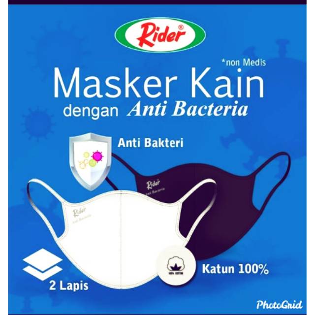Jual Masker Kain merk Rider | Shopee Indonesia