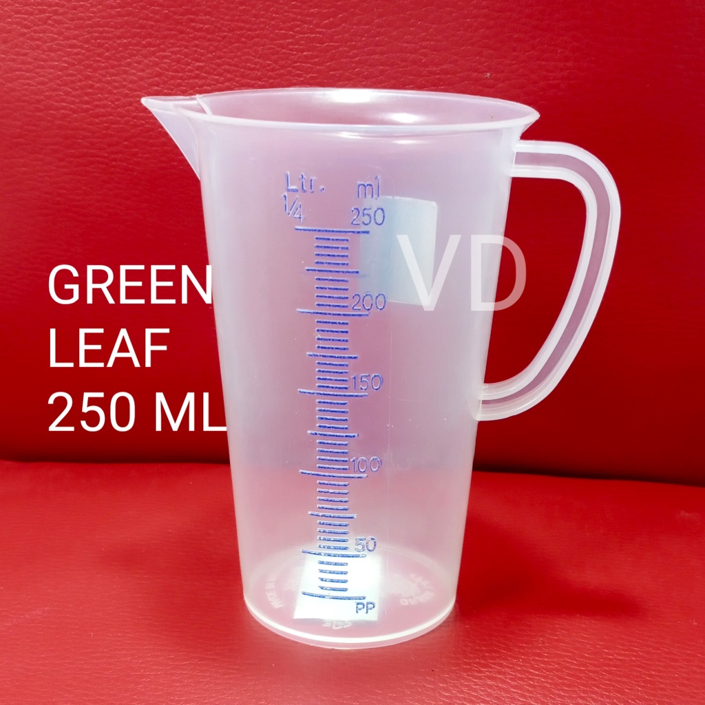 Jual Gelas Ukur 250 Ml Green Leaf Gelas Takaran Green Leaf 14 Liter Shopee Indonesia 8498