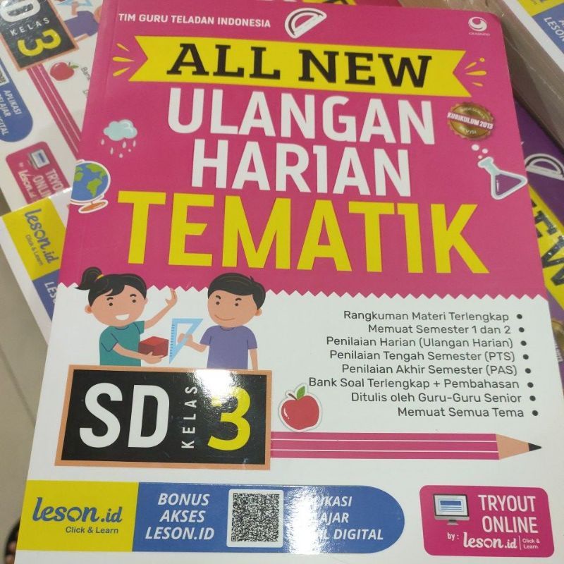 Jual JUAL CEPAT BUKU ALL NEW ULANGAN HARIAN TEMATIK SD KELAS 3 ...