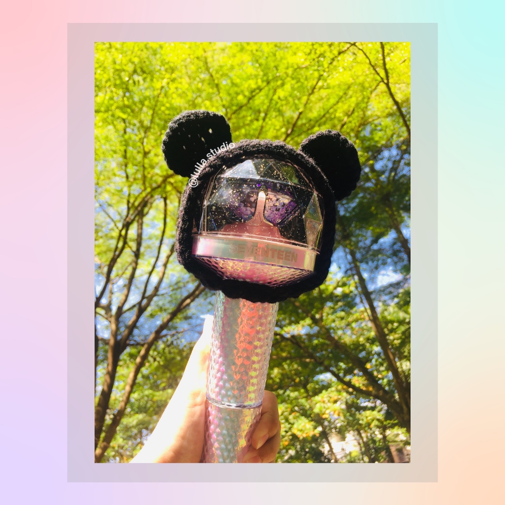 Jual Head Cover Lightstick Seventeen/ aksesoris lightstick rajut/bisa ...