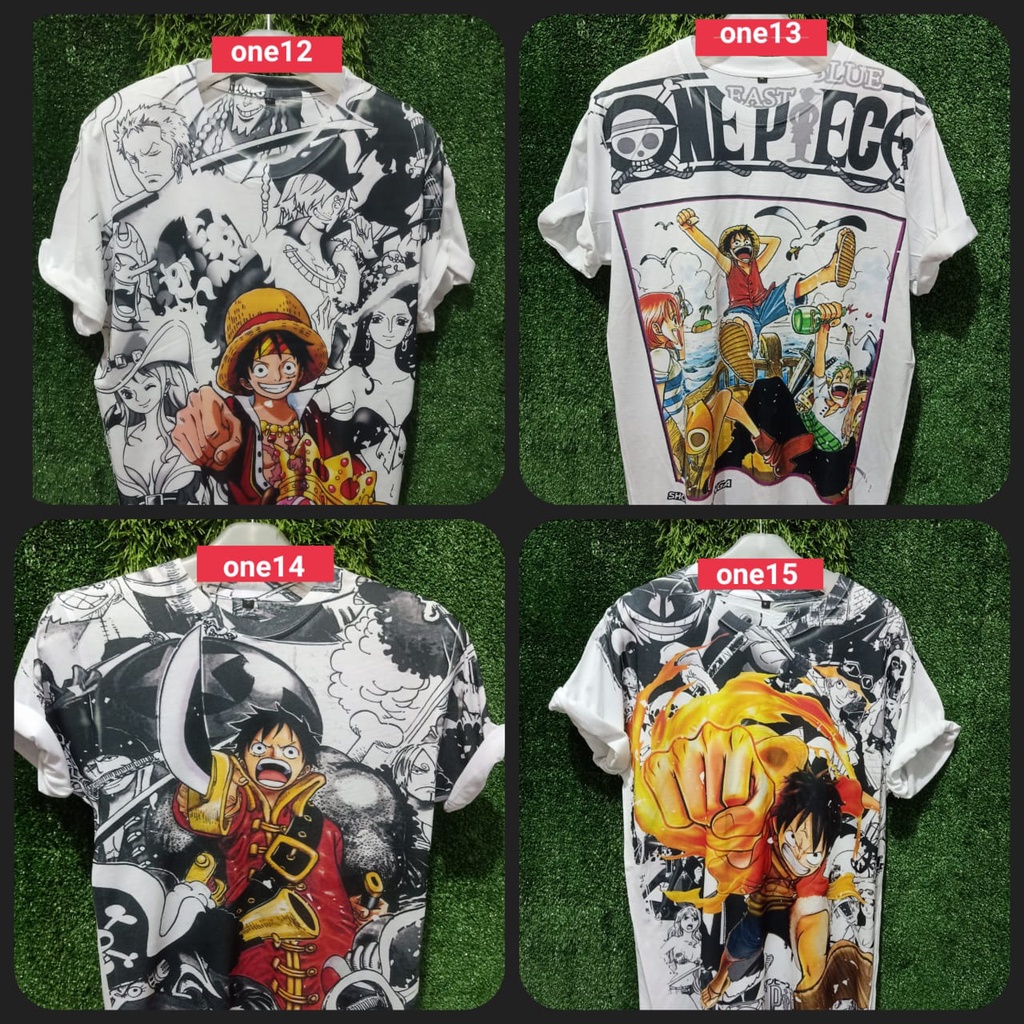 Jual KAOS ONE PIECE, one piece series 12-15 DS , kaos BANGKOK, KAOS