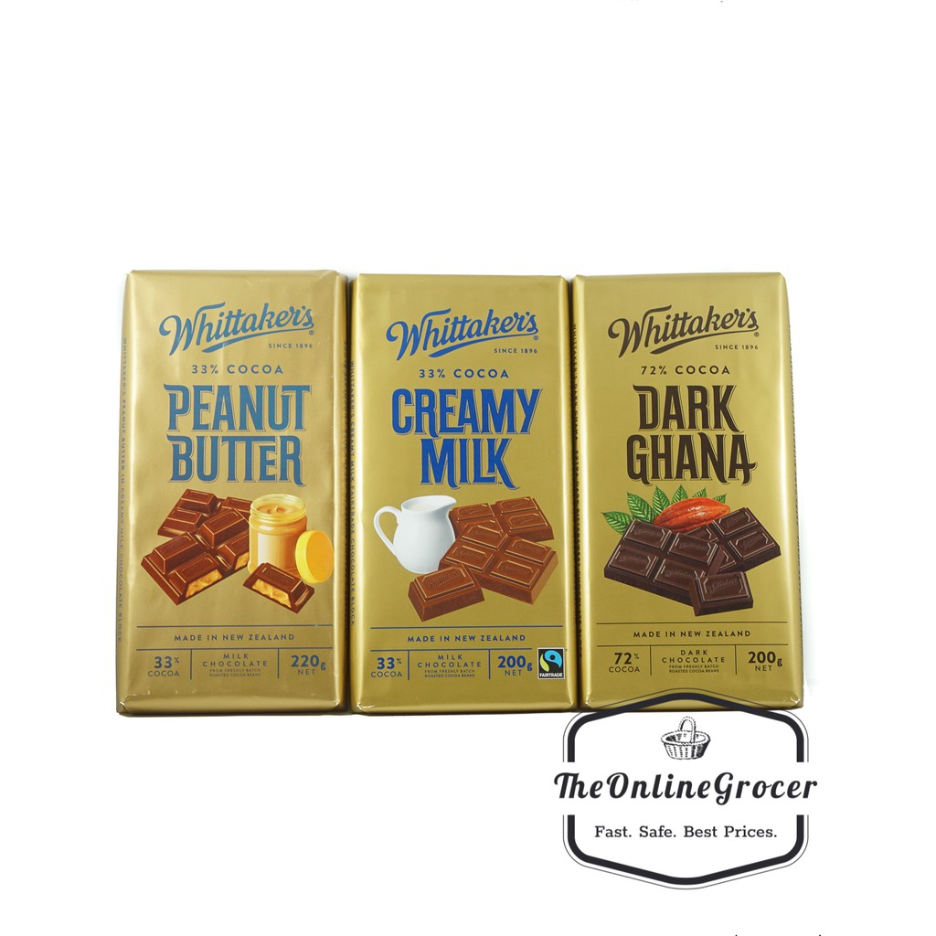 Jual Whittakers Block Chocolate/Coklat batang 200g | Shopee Indonesia