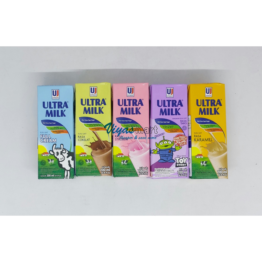 Jual Ultra Milk Susu Cair UHT / Susu Kotak 200ml | Shopee Indonesia