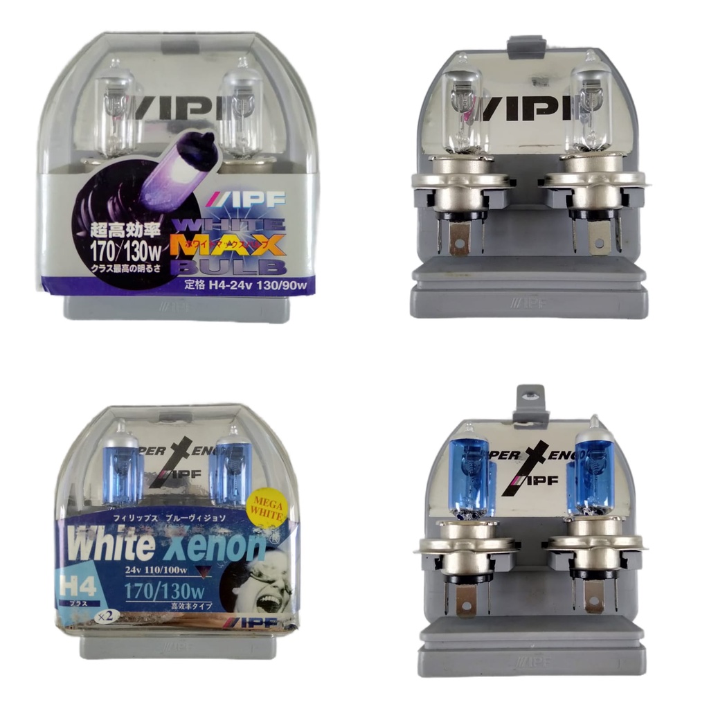 Jual Lampu Depan HID Headlamp Halogen Xenon Style DIM Headlight H4 24v Volt Made in Japan