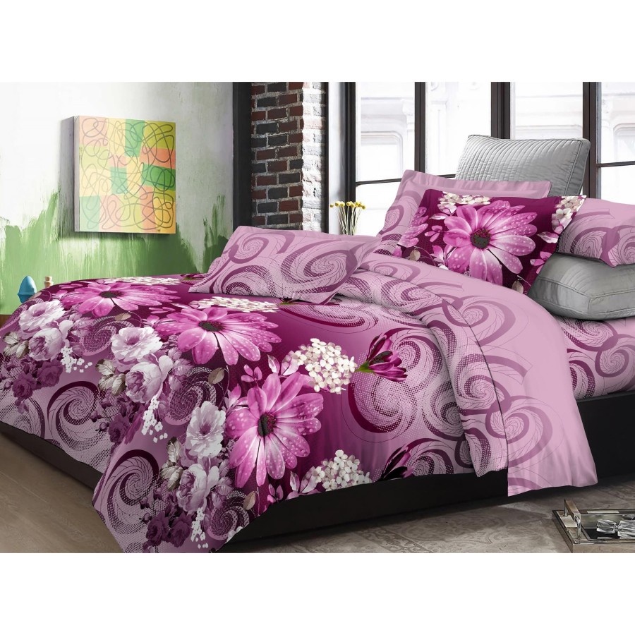 Jual ADELA Bedcover Set SINGLE RUMBAY 120x200x20 - Comfort Colletion ...