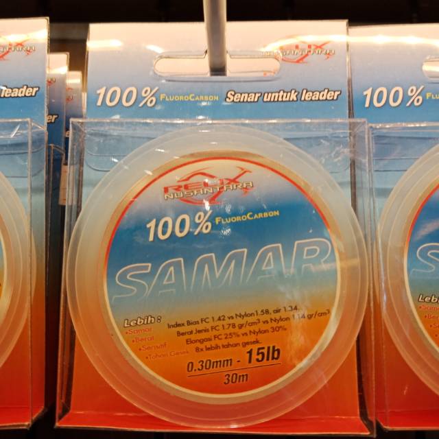 Jual Senar Leader Samar 15 lb 100% FluroCarbon | Shopee Indonesia