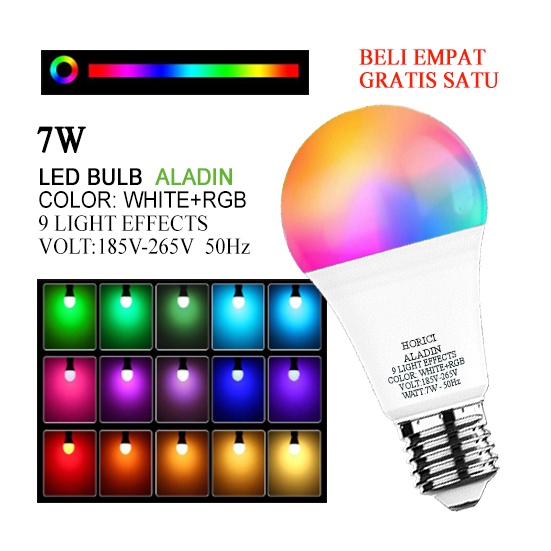 Jual Merek Horici Asli Rgb E W Lampu Bola Lampu Kendali Jarak Jauh