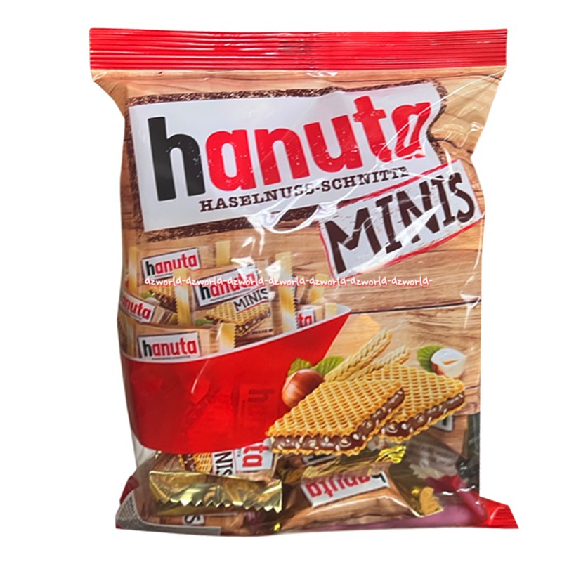Jual Hanuta Minis Haselnuss Schnitte 200gr Biskuit Wafer Coklat Mini